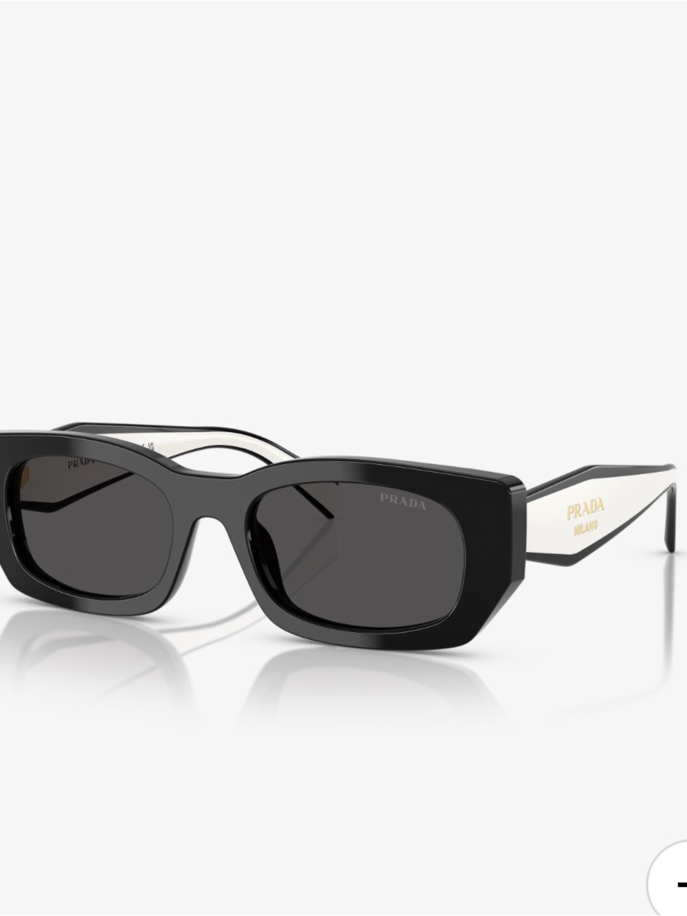 Prada Black and White Sunglasses
